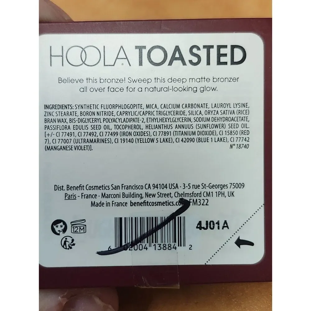 Benefit Cosmetics Hoola Toasted Matte Powder Bronzer